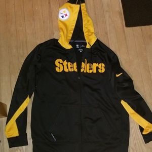 Nike Therma Fit Steelers Zip Up
